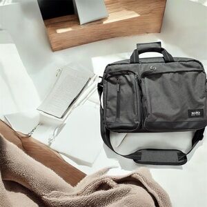 Solo New York Metropolitan Gray Laptop Bag